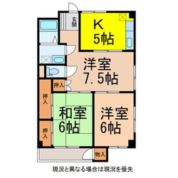 コーポ栄寿（第一）の物件間取画像